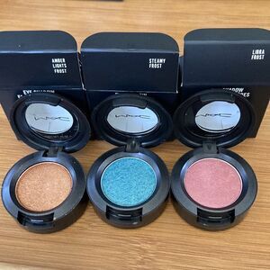 Mac Eye Shadow Frosts-Amber Lights, Steamy, & Libra